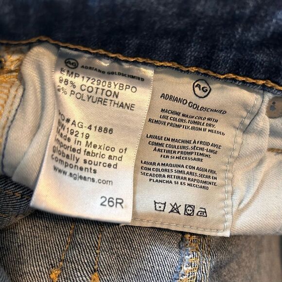 AG Jeans  Women's The Mila Super High-Rise Skinny Jeans size 26 EUC - Picture 3 of 10